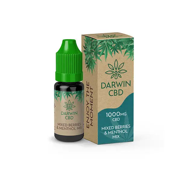 Darwin 1000mg CBD Isolate E-Liquid 10ml - CBD Products