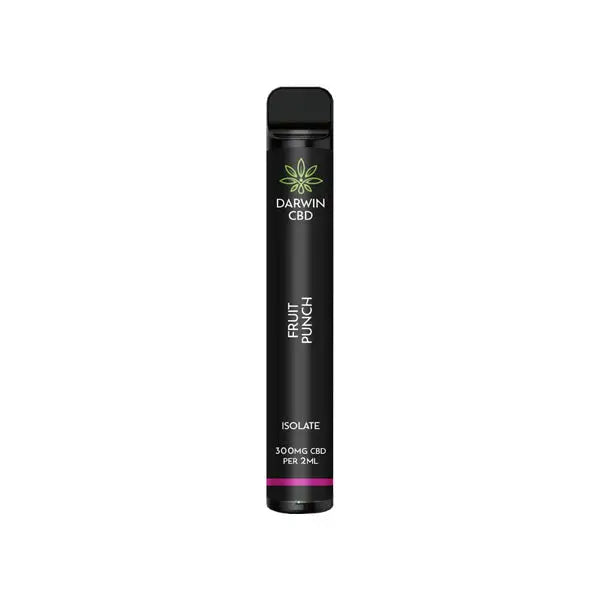 Darwin 300mg CBD Isolate Disposable Vape Device 600 Puffs -