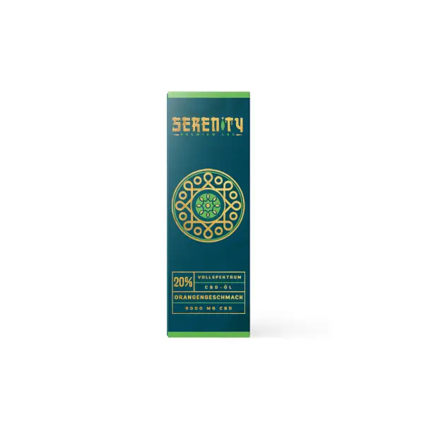 Serenity 20% Full Spectrum CBD Oil with Orange Flavor 30ml -