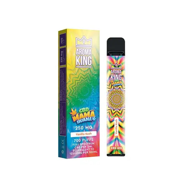 Aroma King Mama Huana 250mg CBD Disposable Vape Device 700