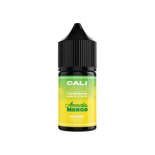 CALI VAPE 100mg Full Spectrum CBD E-liquid 10ml - Amnesia