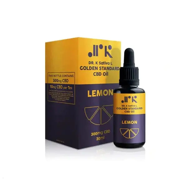 Dr K CBD Lemon Golden Standard 500mg CBD Oil - 30ml - CBD