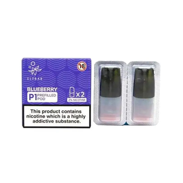 Elf Bar P1 Replacement 2ml Pods for ELF Mate 500 - Vaping