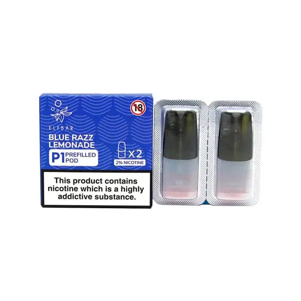 Elf Bar P1 Replacement 2ml Pods for ELF Mate 500 - Vaping