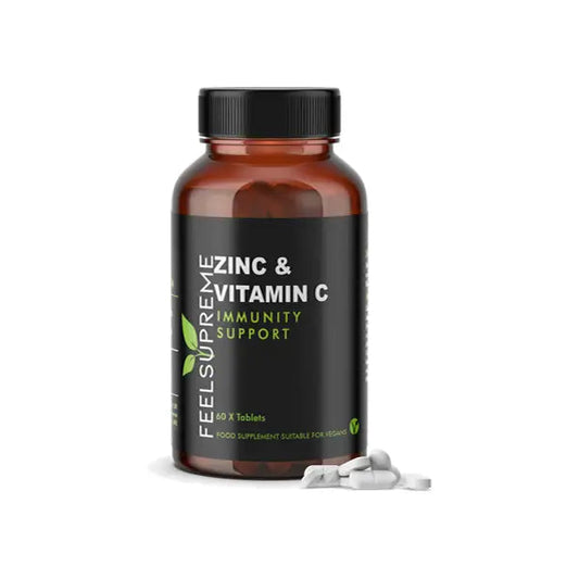 Feel Supreme 7200mg Zinc With Vitamin C Tablets - 60 Tabs -