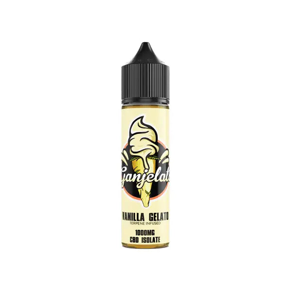 Ganjelato 1000mg CBD Isolate E-liquid 50ml (50VG/50PG) - CBD