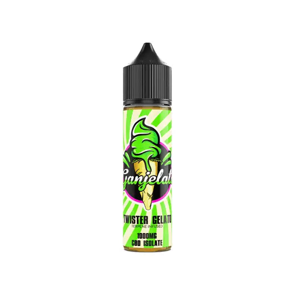 Ganjelato 1000mg CBD Isolate E-liquid 50ml (50VG/50PG) - CBD