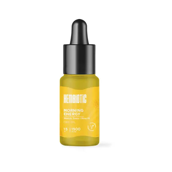 Hembiotic 1500mg CBD Oil - 15ml - Morning Energy - CBD