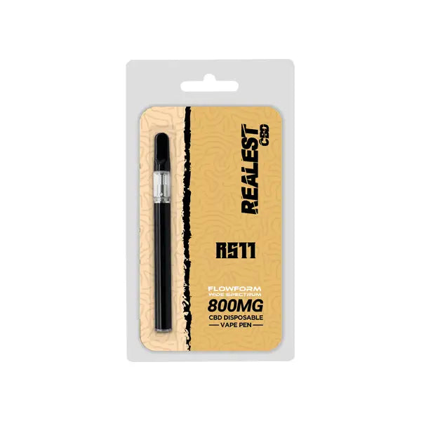 Realest CBD Bars 800mg CBD Disposable Vape Pen (BUY 1 GET 1