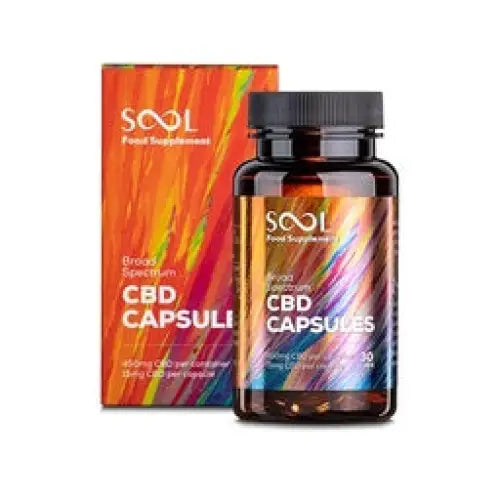 Sool Broad Spectrum CBD Gel Capsules 450mg, 30pcs