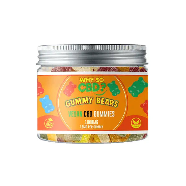 Why So CBD? 1000mg CBD Small Vegan Gummies - 11 Flavours -