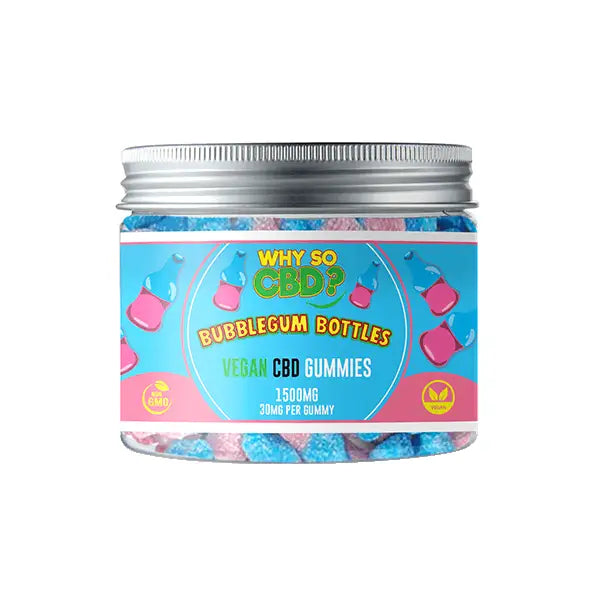 Why So CBD? 1500mg CBD Small Vegan Gummies - 11 Flavours -