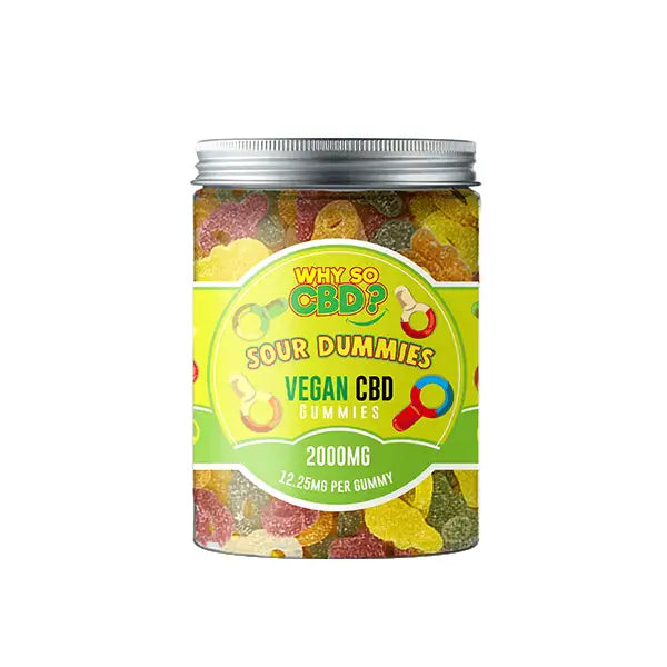 Why So CBD? 2000mg CBD Large Vegan Gummies - 11 Flavours -