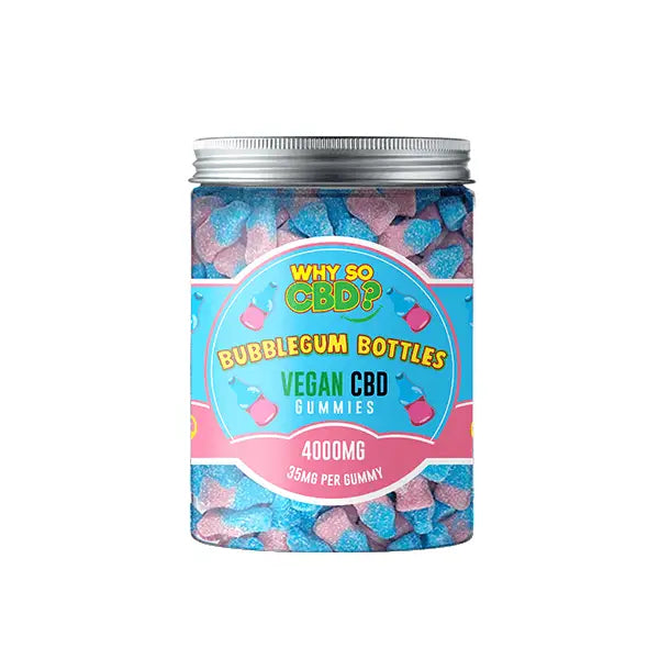 Why So CBD? 4000mg CBD Large Vegan Gummies - 11 Flavours -