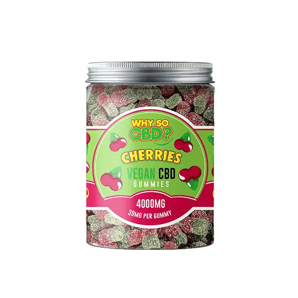 Why So CBD? 4000mg CBD Large Vegan Gummies - 11 Flavours -