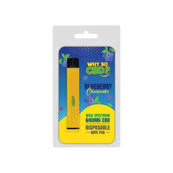 Why So CBD? 600mg Wide Spectrum CBD Disposable Vape Pen - 12