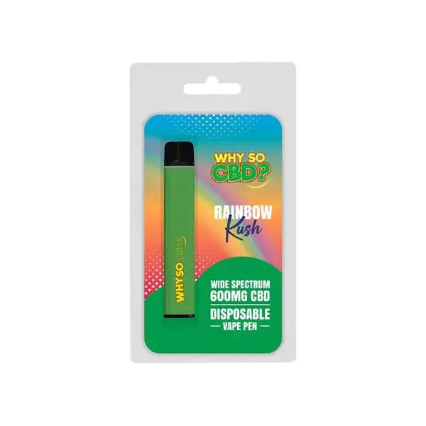 Why So CBD? 600mg Wide Spectrum CBD Disposable Vape Pen - 12