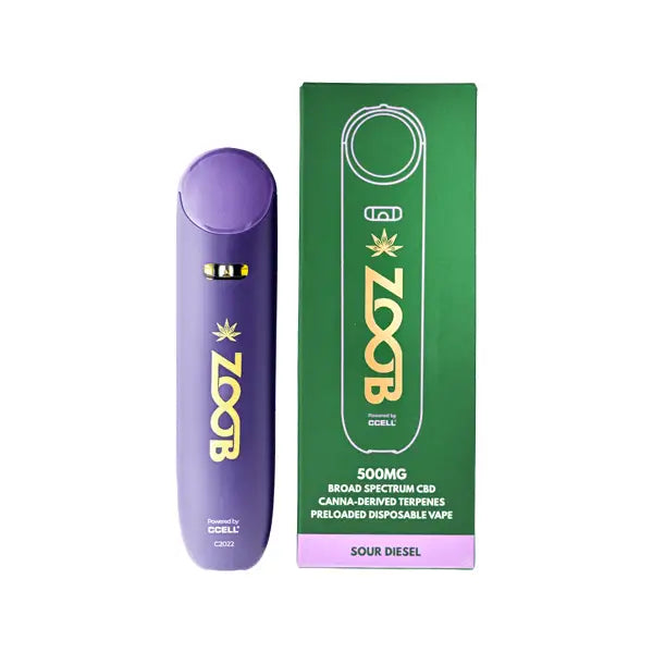 Zoob 500mg Broad Spectrum CBD Vape Pen - CBD Products